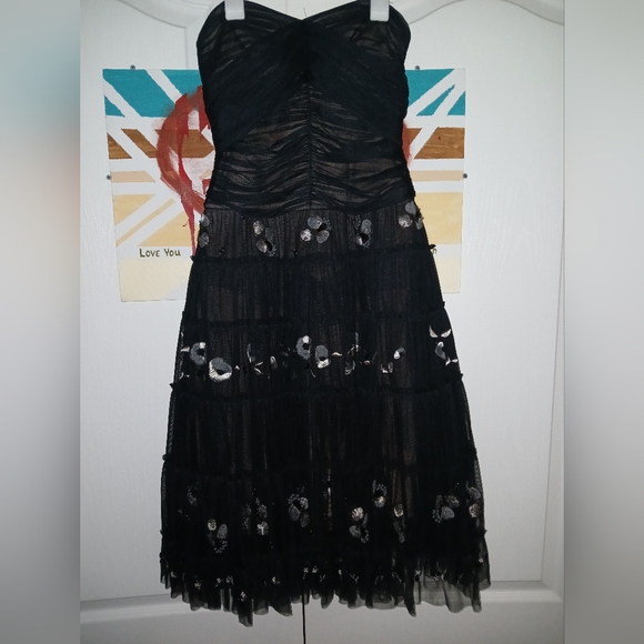 BCBG garden party / tea length cocktail dress - Picture 7 of 7